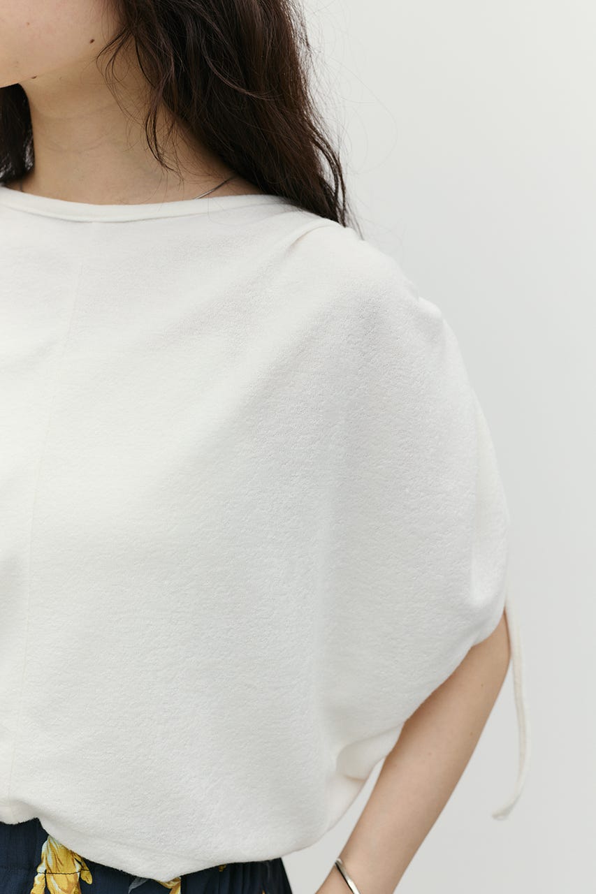 ショルダードレープトップ WHT FREE