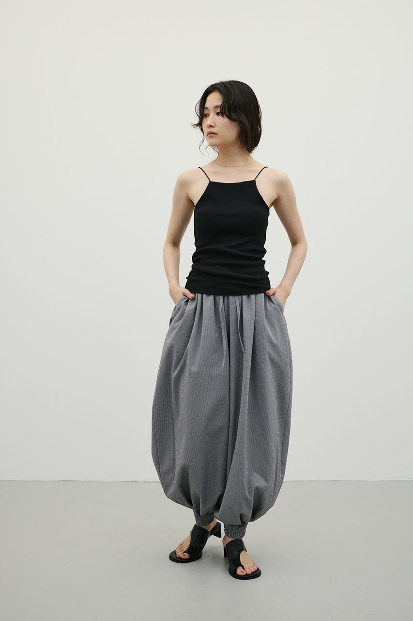 カップ付アメスリキャミソール BLK M