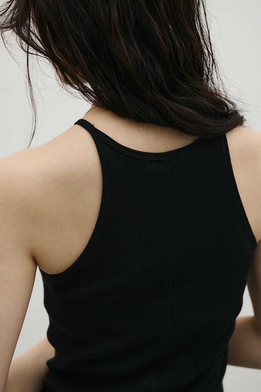 カップ付アメスリタンクトップ BLK M