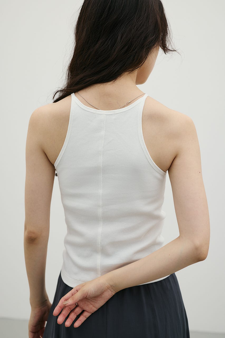 カップ付アメスリタンクトップ WHT S