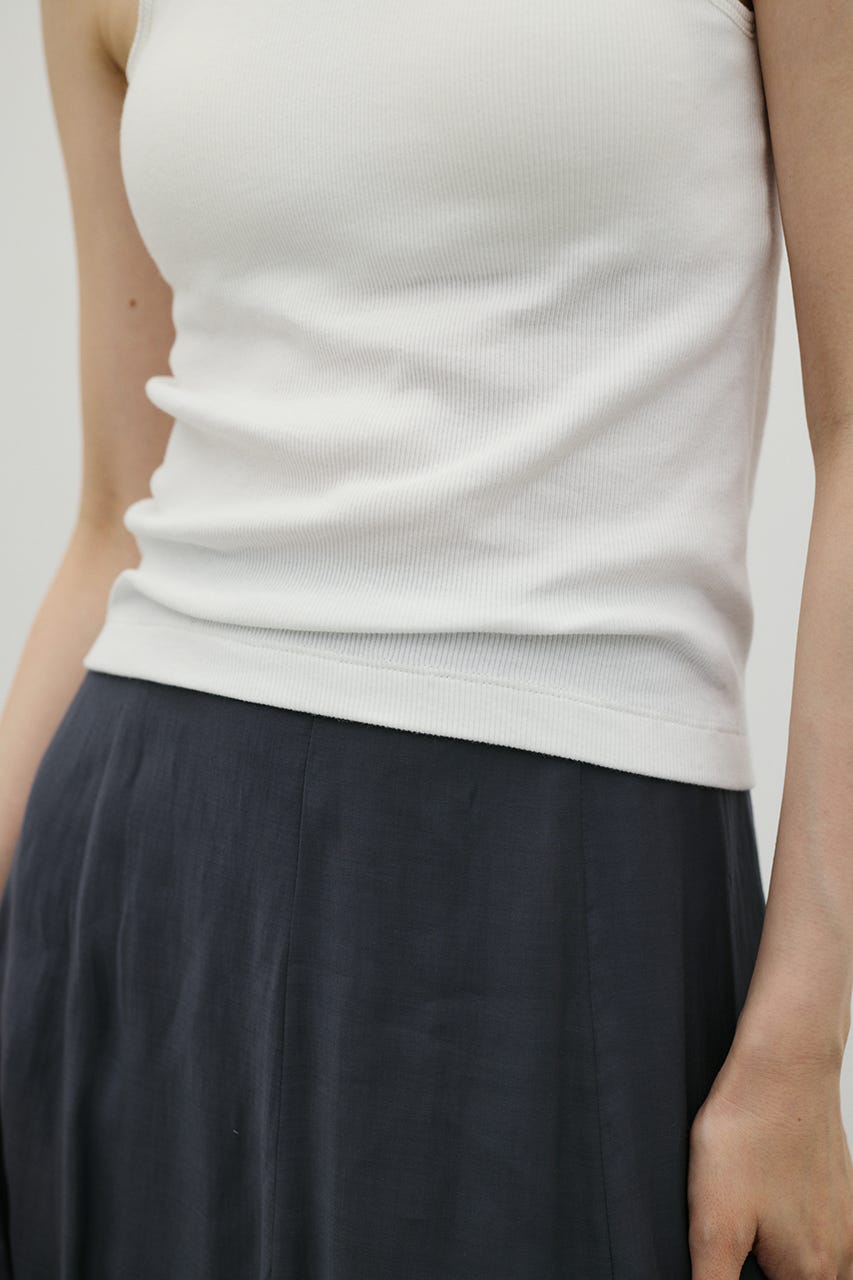 カップ付アメスリタンクトップ WHT S