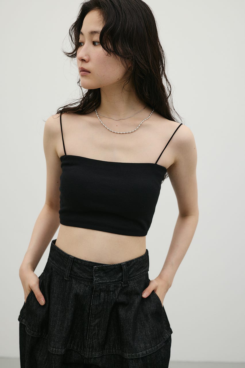 カップ付バンドゥ BLK M