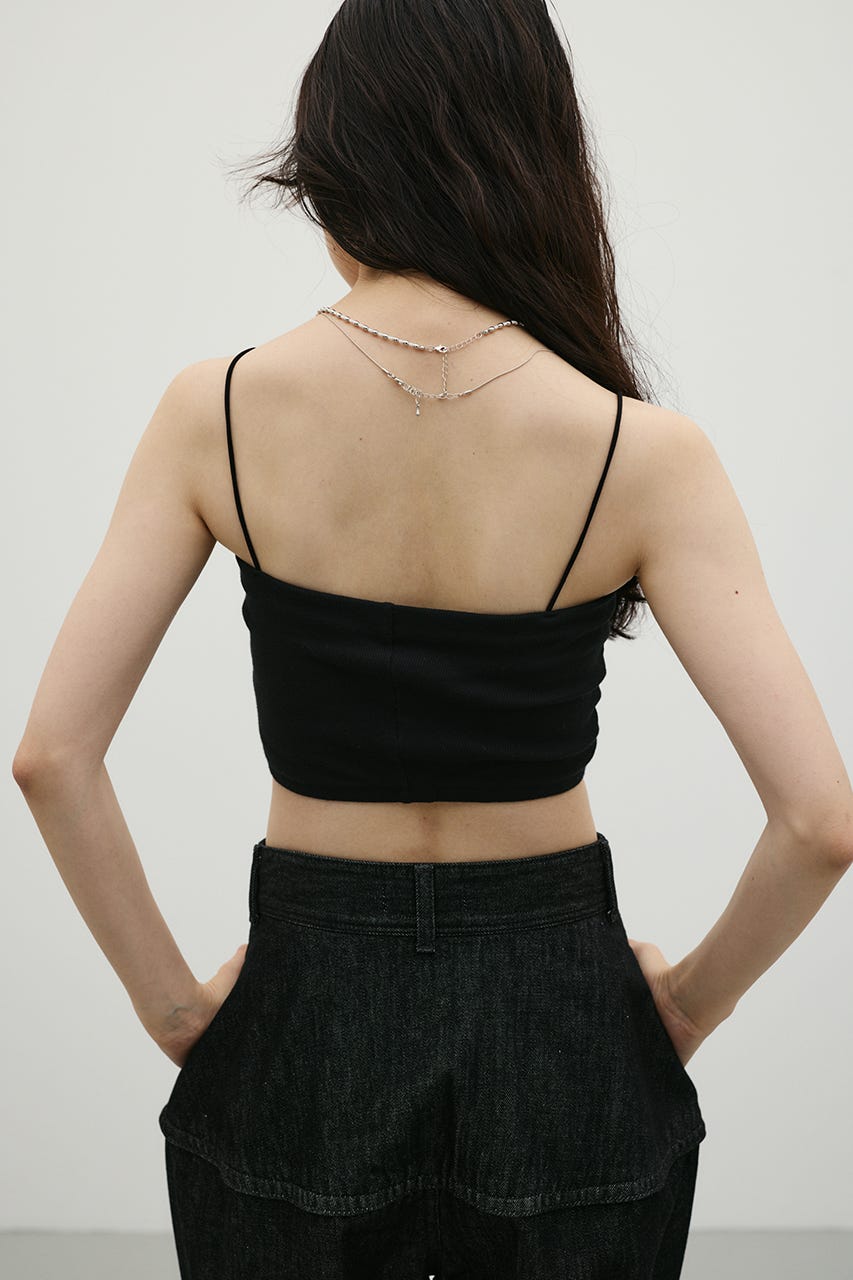 カップ付バンドゥ BLK M