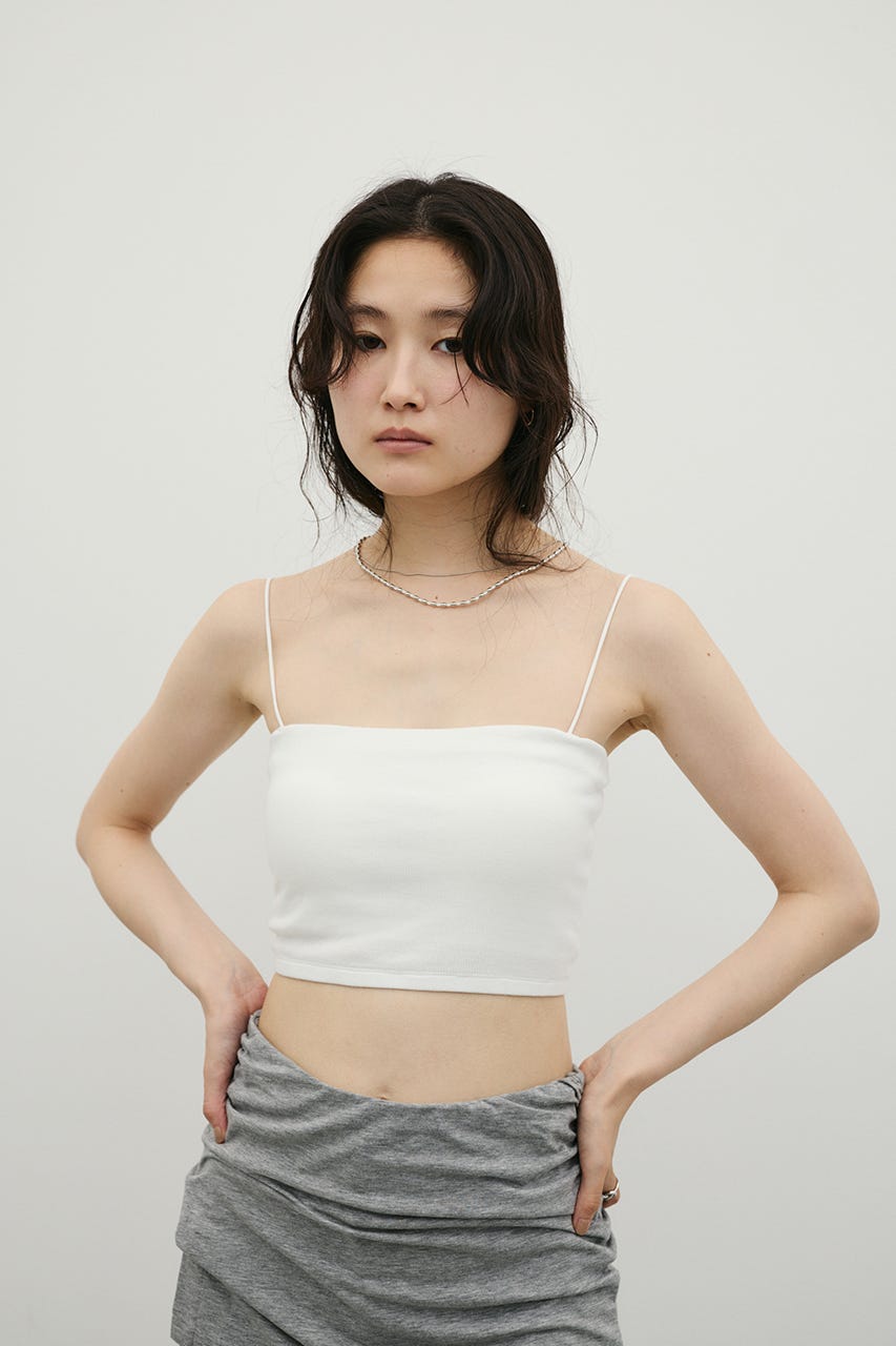 カップ付バンドゥ WHT S