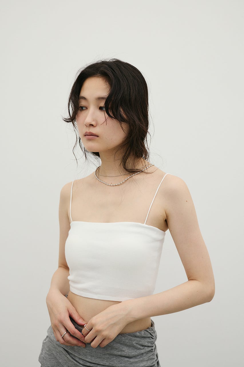カップ付バンドゥ WHT S