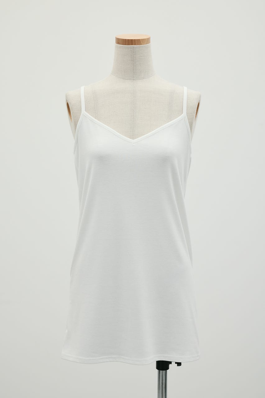 インナーロングキャミソール WHT FREE