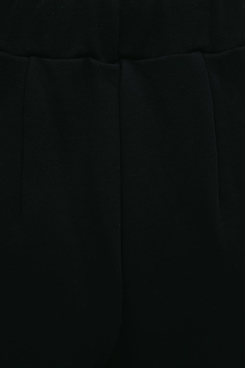 ルーズワイドスウェットパンツ BLK M