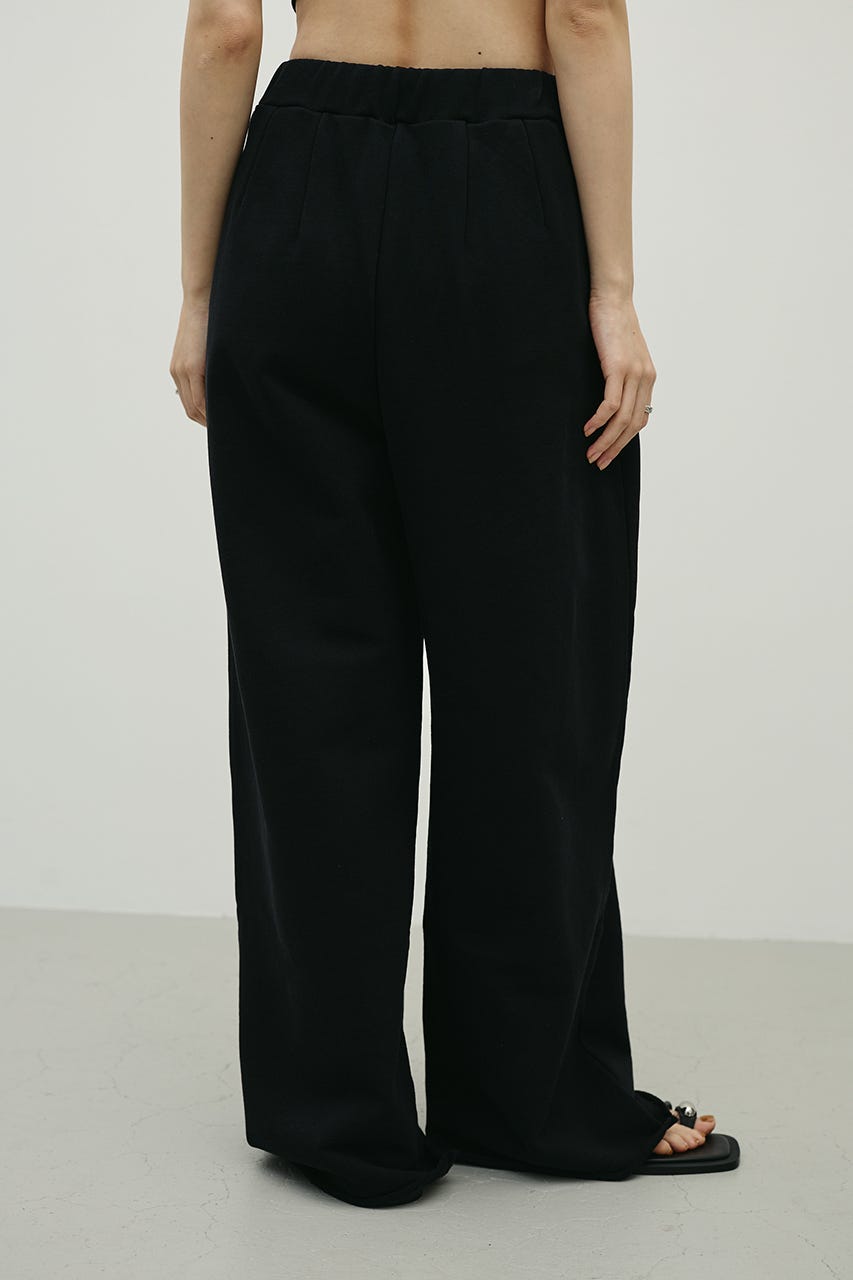 ルーズワイドスウェットパンツ BLK M