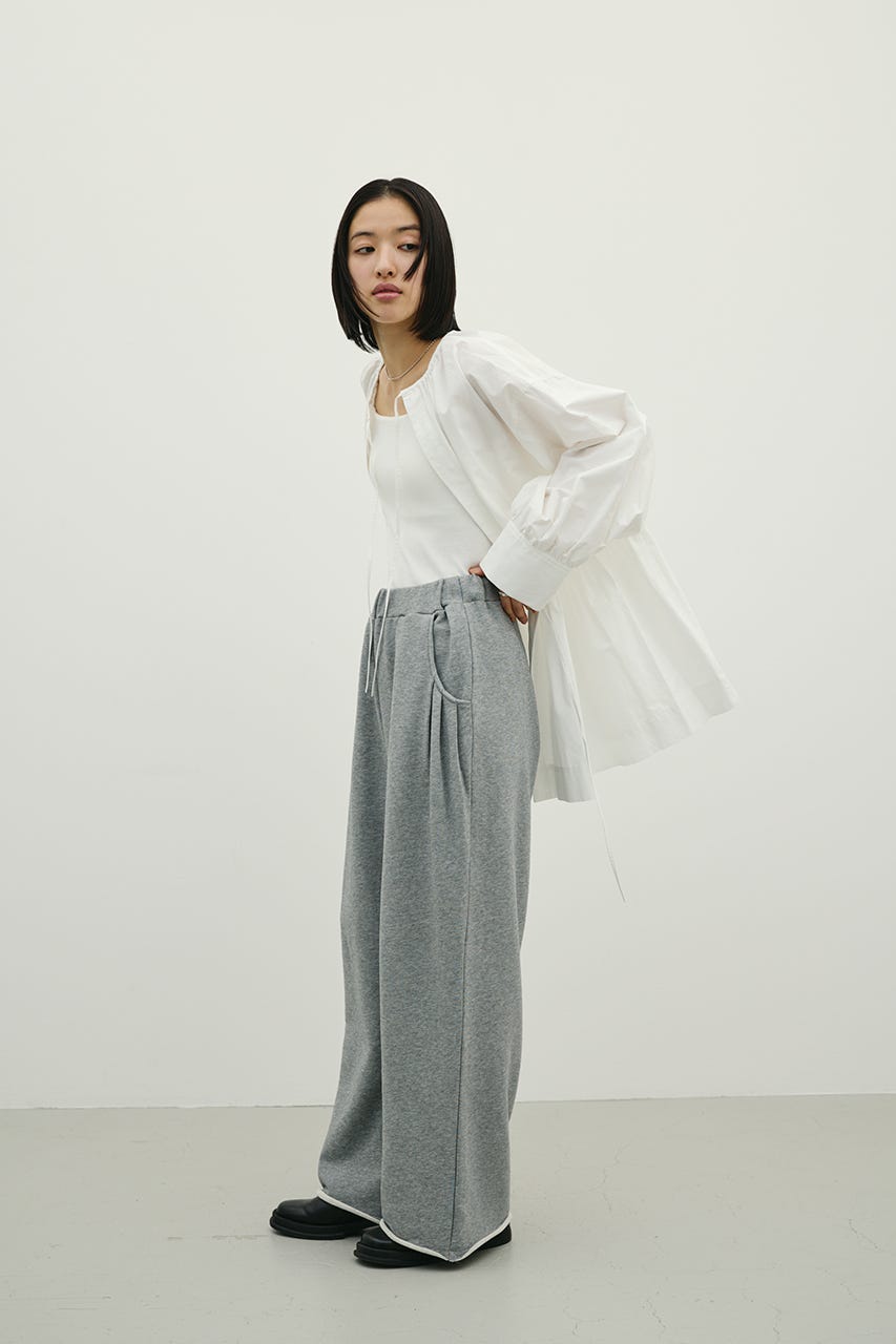 ルーズワイドスウェットパンツ T.GRY M