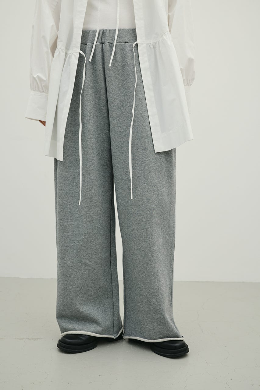 ルーズワイドスウェットパンツ T.GRY M