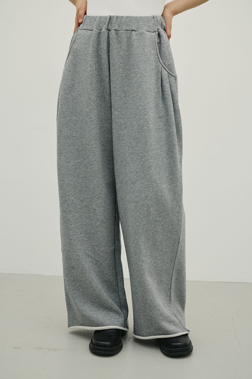 ルーズワイドスウェットパンツ T.GRY M