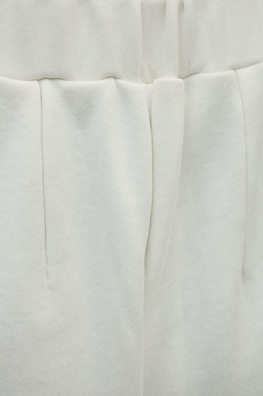 ルーズワイドスウェットパンツ WHT M