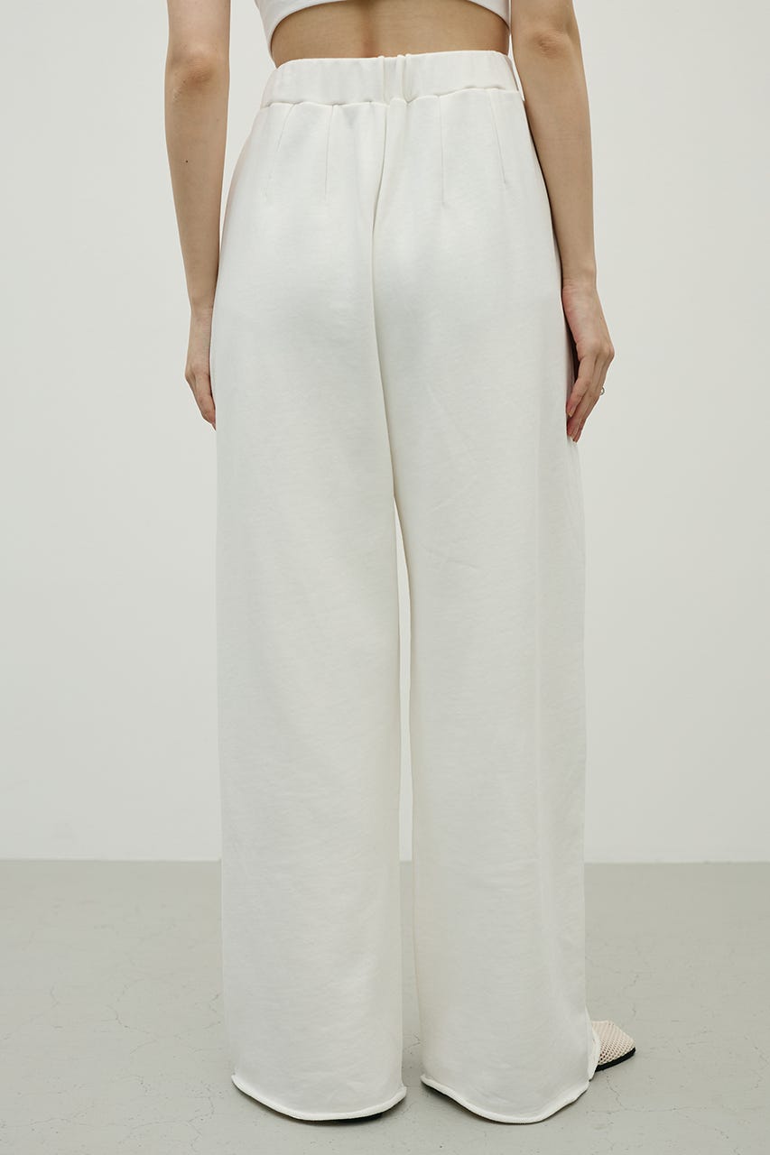 ルーズワイドスウェットパンツ WHT M