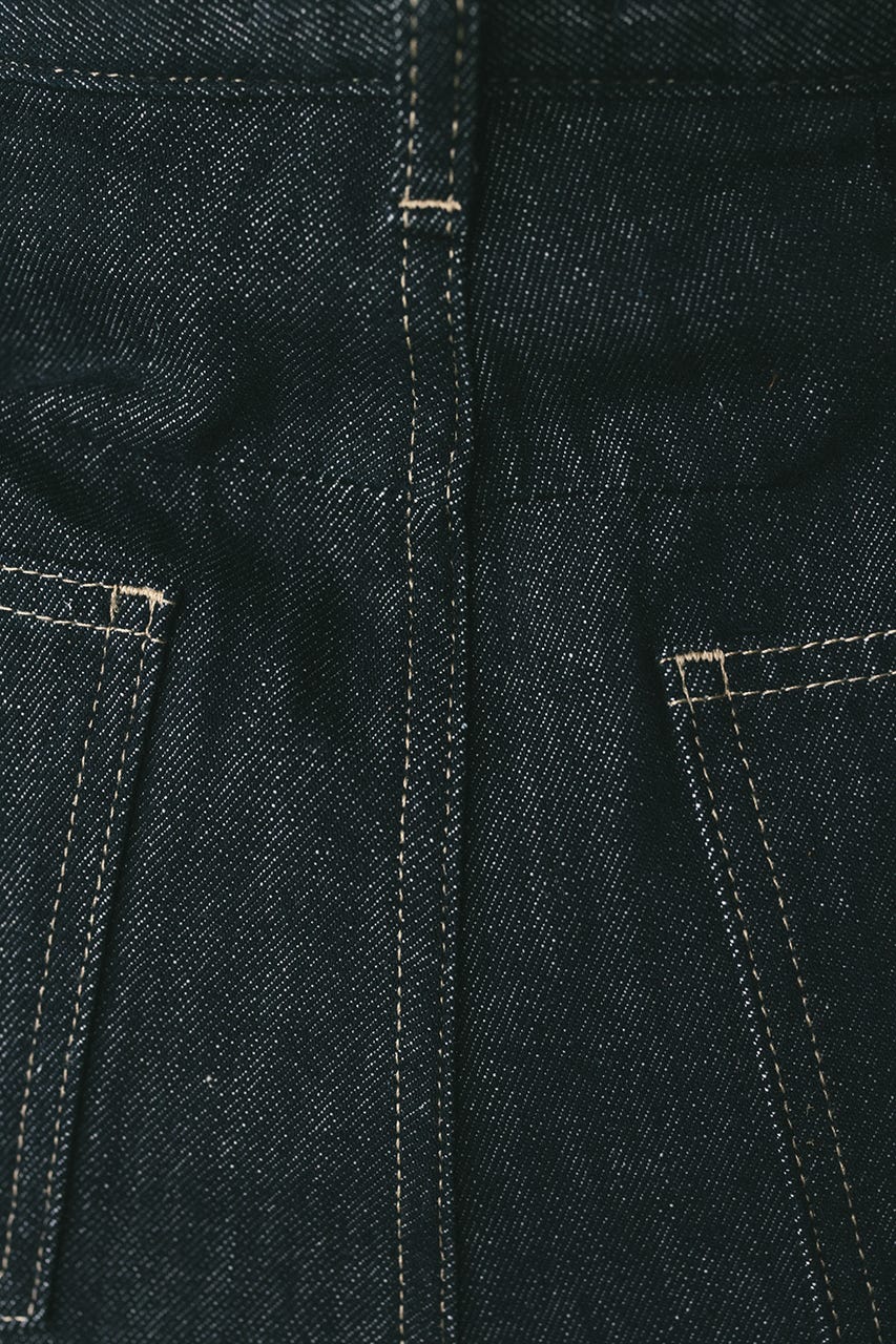 ロールアップタックデニム IDG M