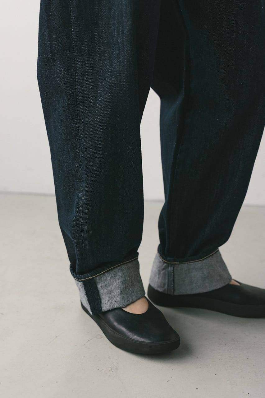 ロールアップタックデニム IDG M