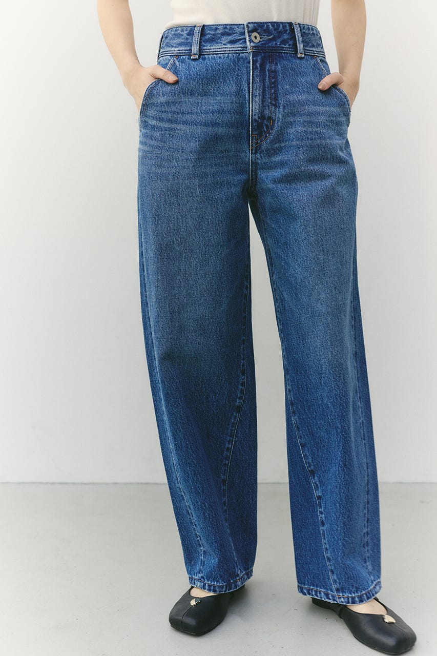 カーブラインデニム BLU M