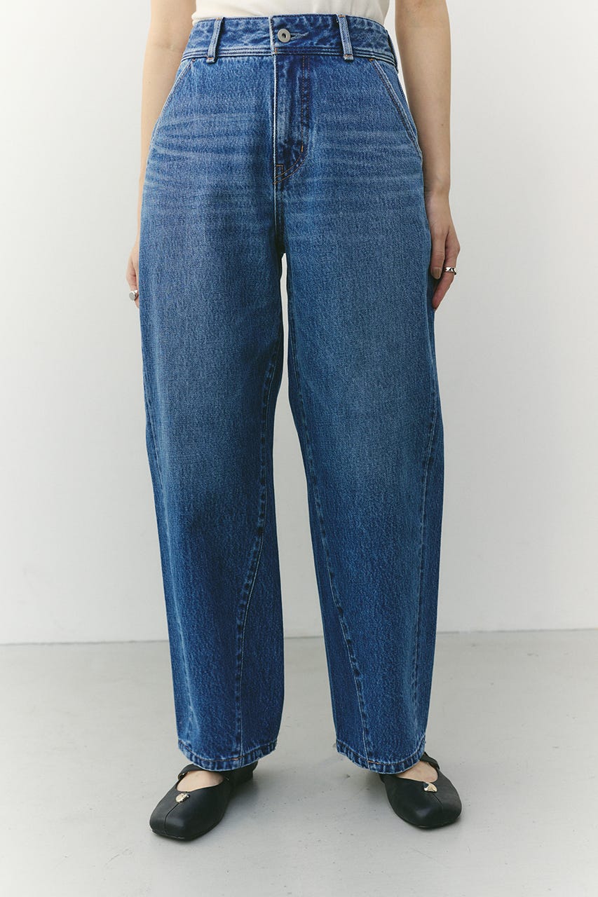 カーブラインデニム BLU M