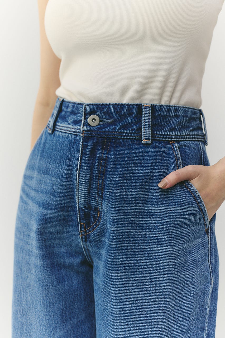 カーブラインデニム BLU M