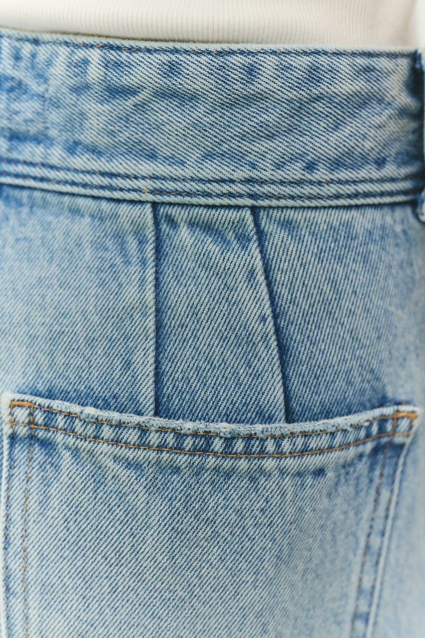 カーブラインデニム L/BLU L