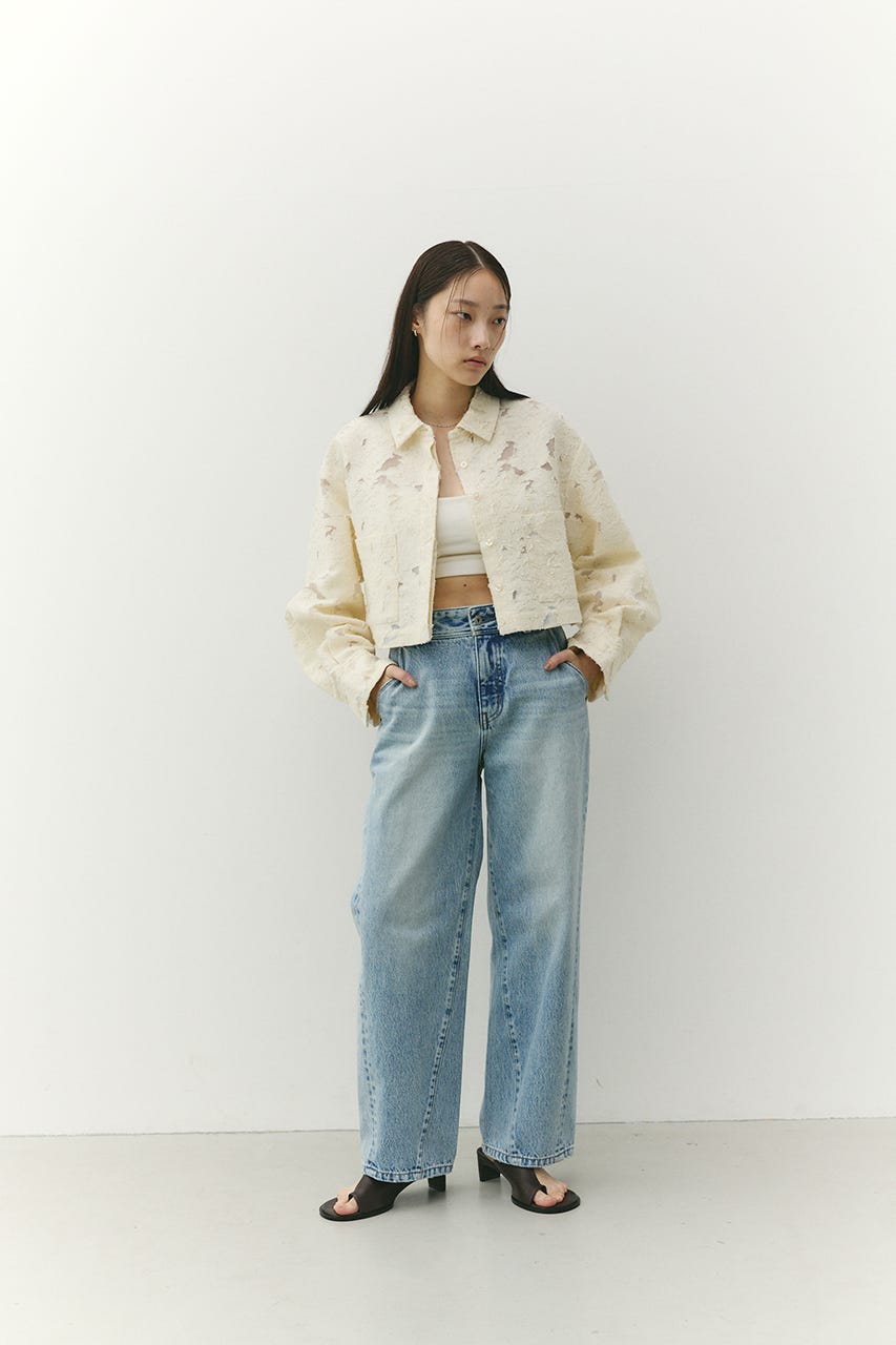 カーブラインデニム L/BLU L