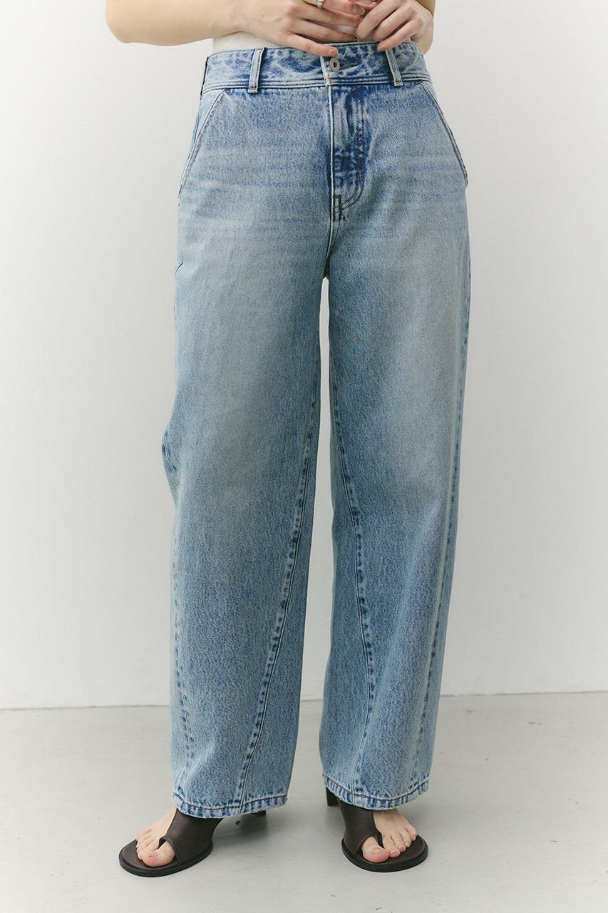 カーブラインデニム L/BLU L