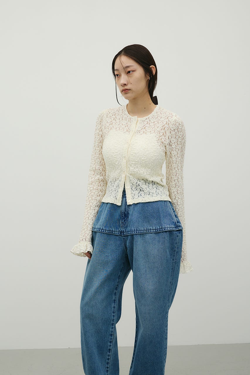 ランタンデニム BLU S