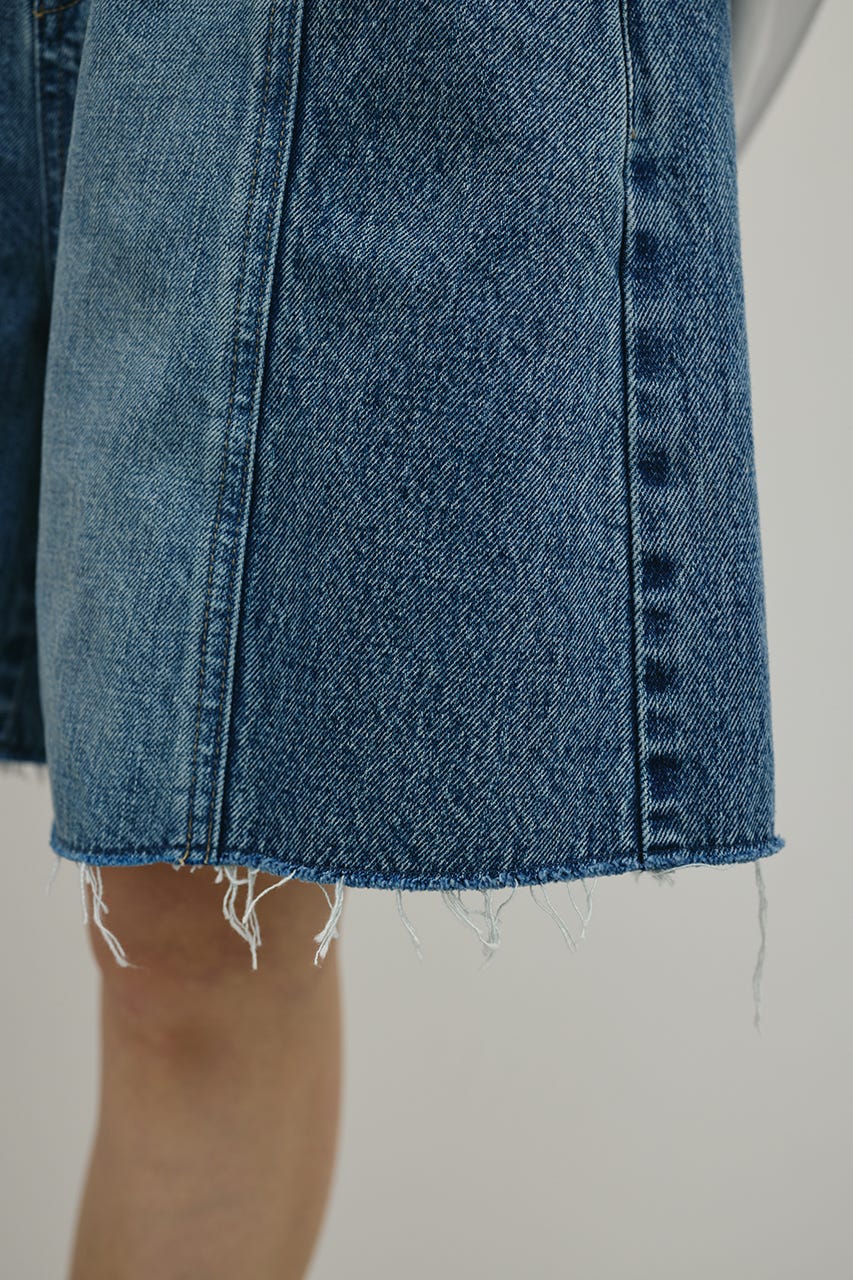 カットオフハーフデニム BLU M