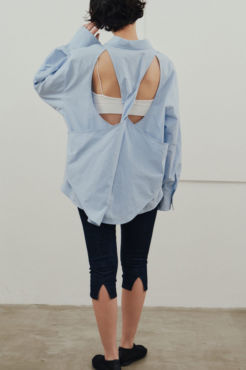 ストレッチデニムカプリパンツ IDG M