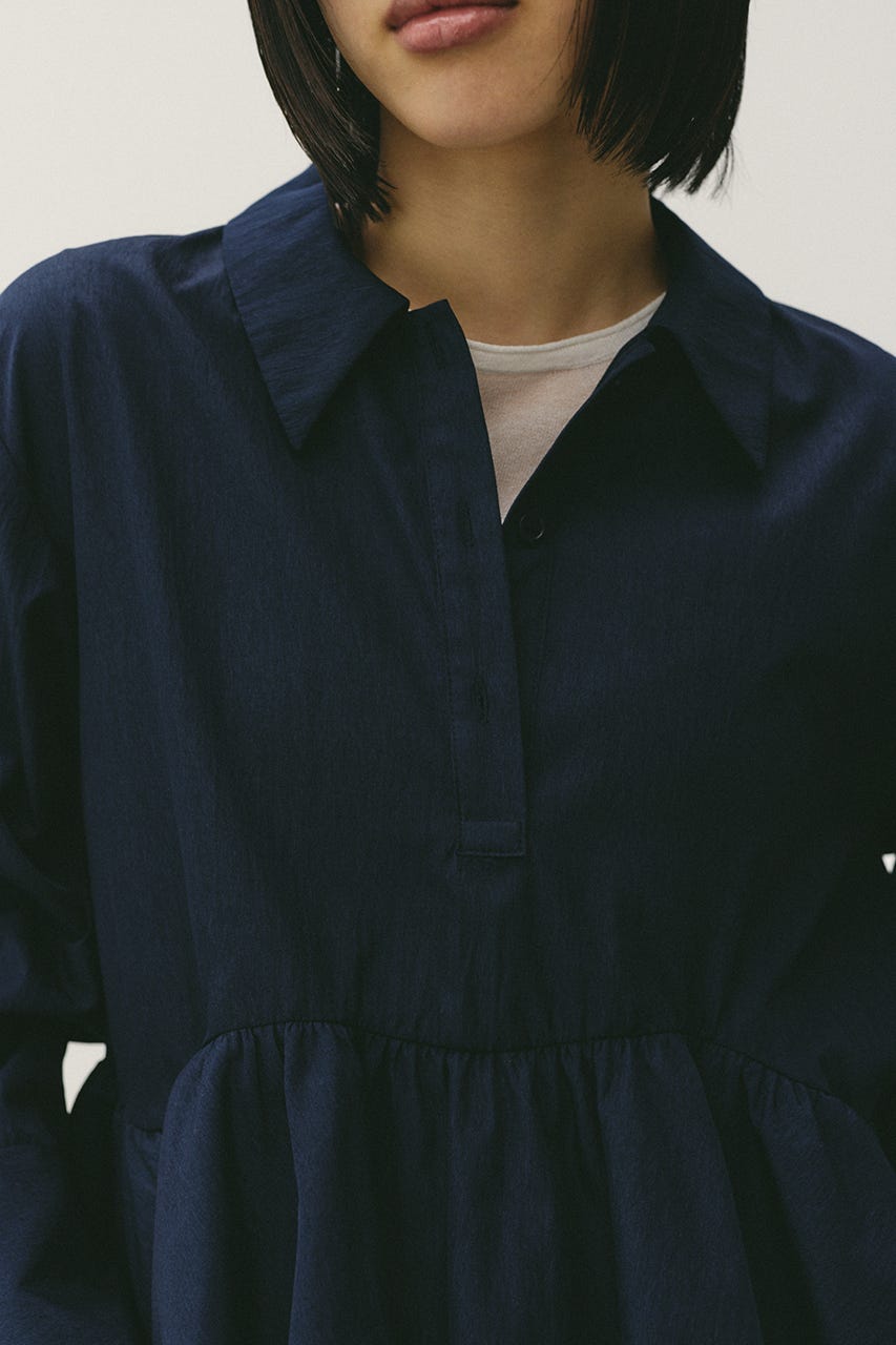 ヘムフリルシャツ NVY FREE