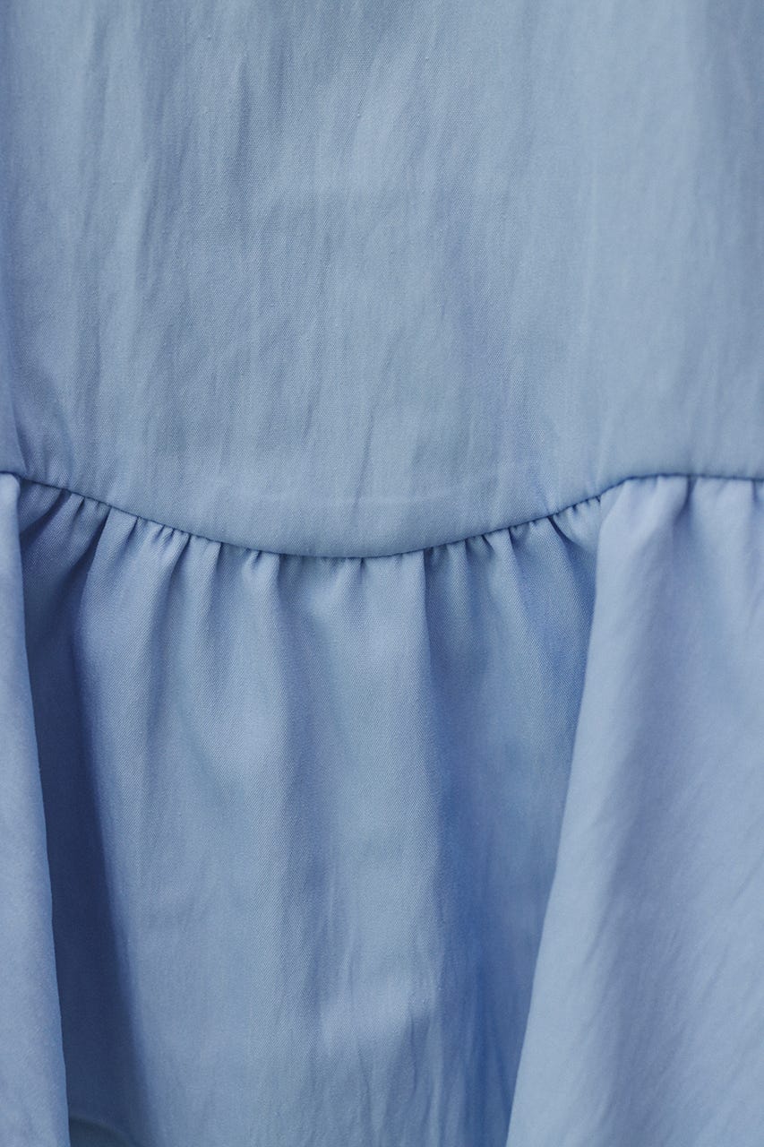 ヘムフリルシャツ SAX FREE