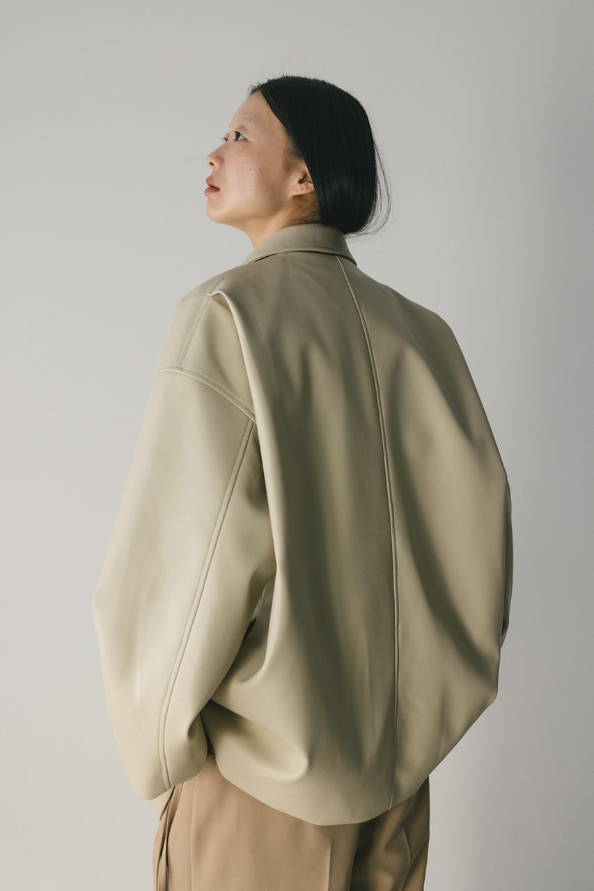 フェイクレザージャケット IVOY FREE