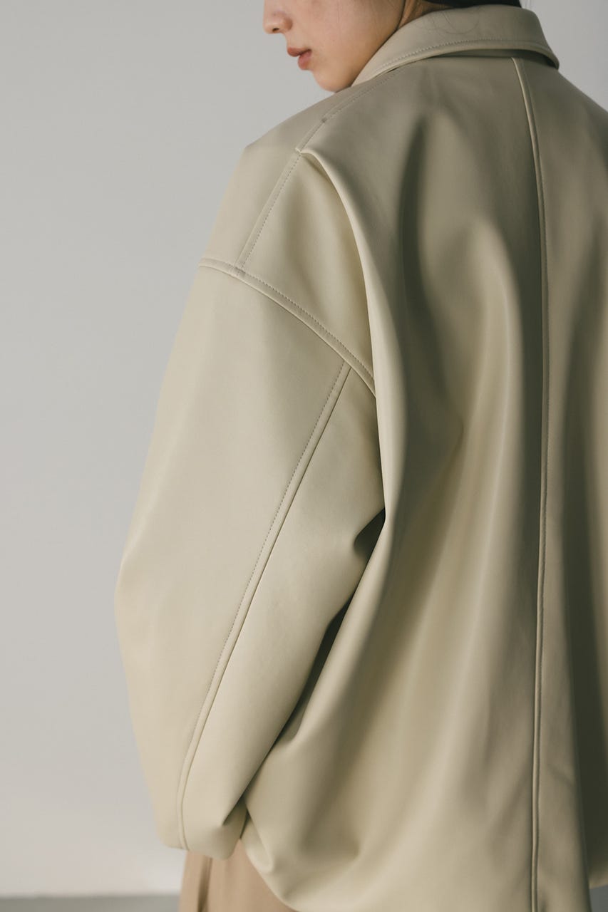 フェイクレザージャケット IVOY FREE