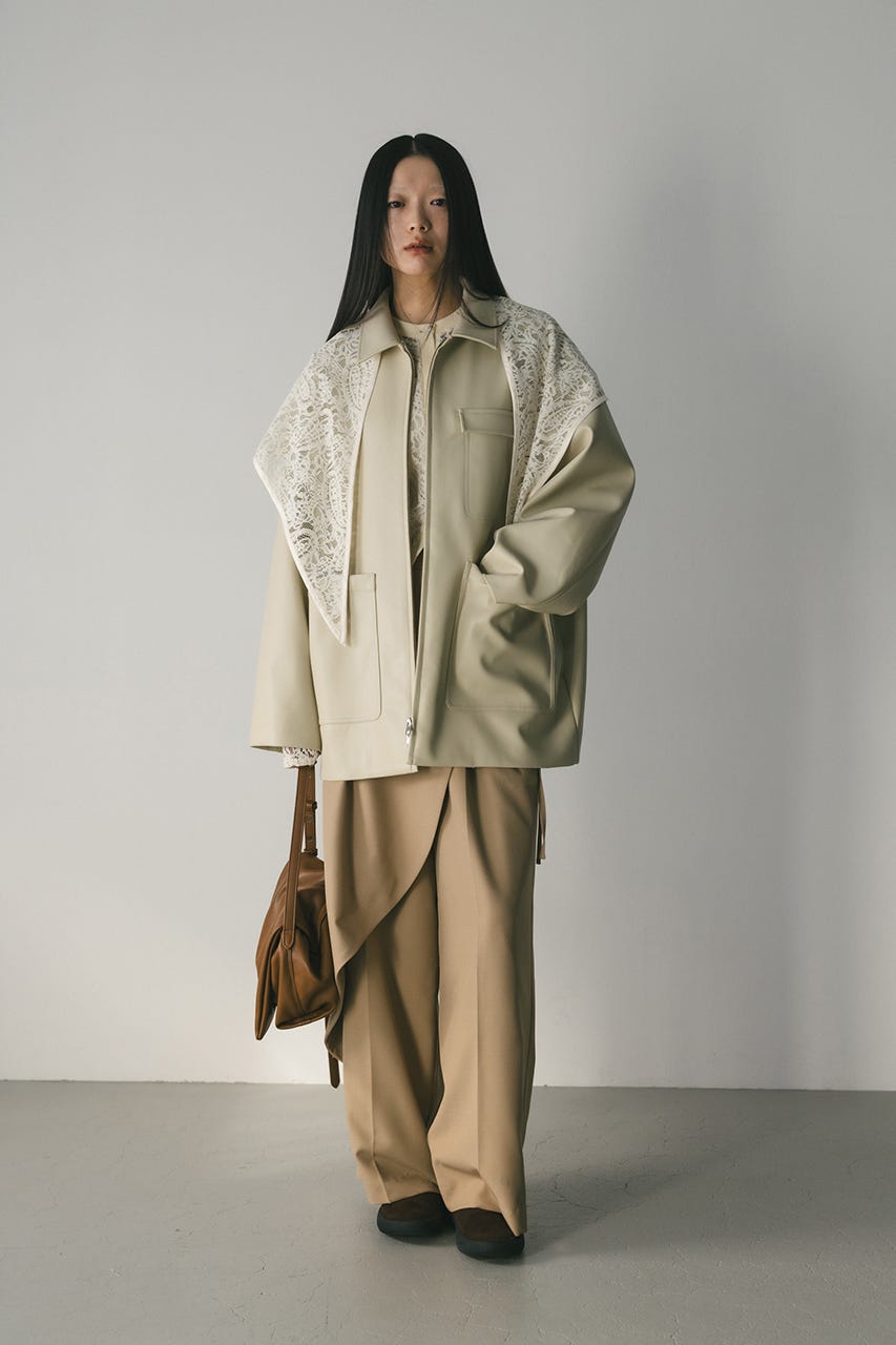 フェイクレザージャケット IVOY FREE