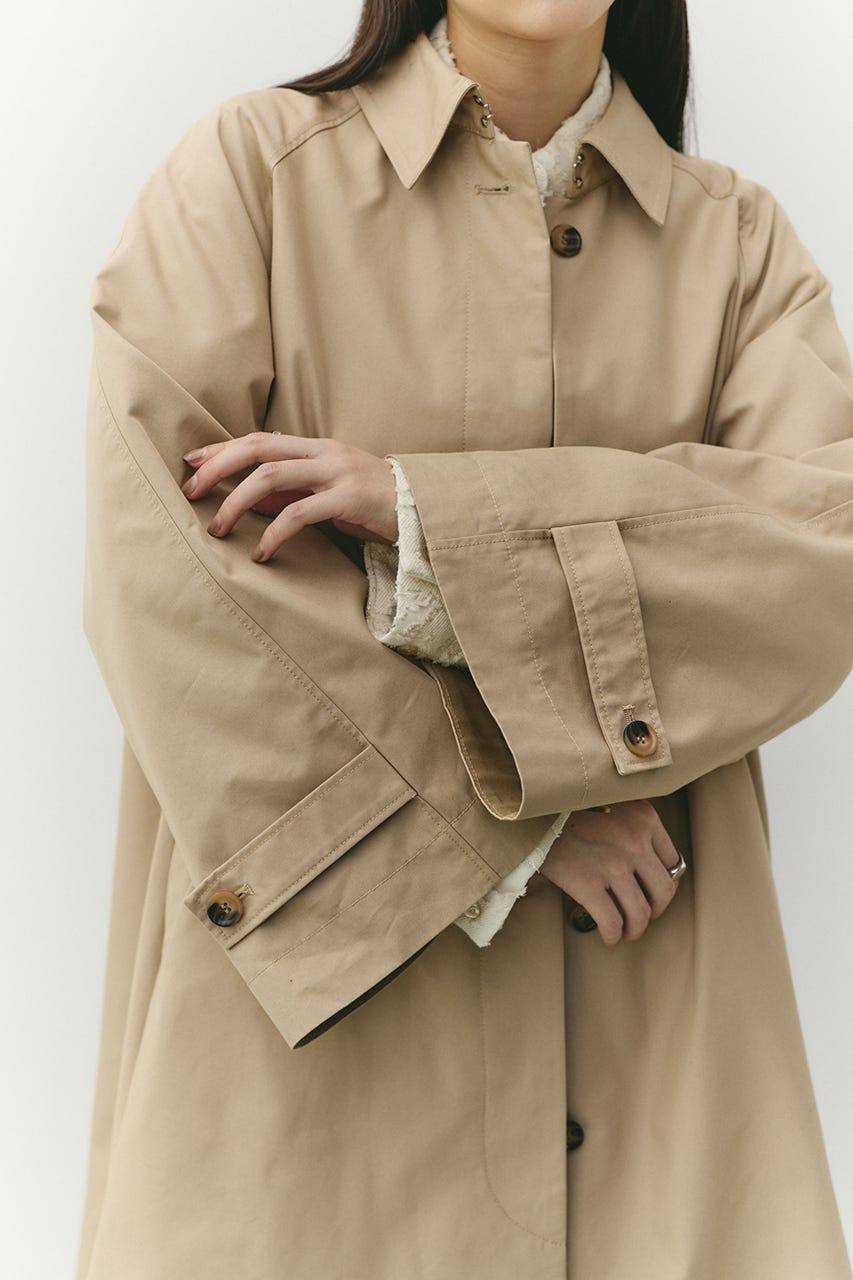 テントライントレンチコート BEG FREE