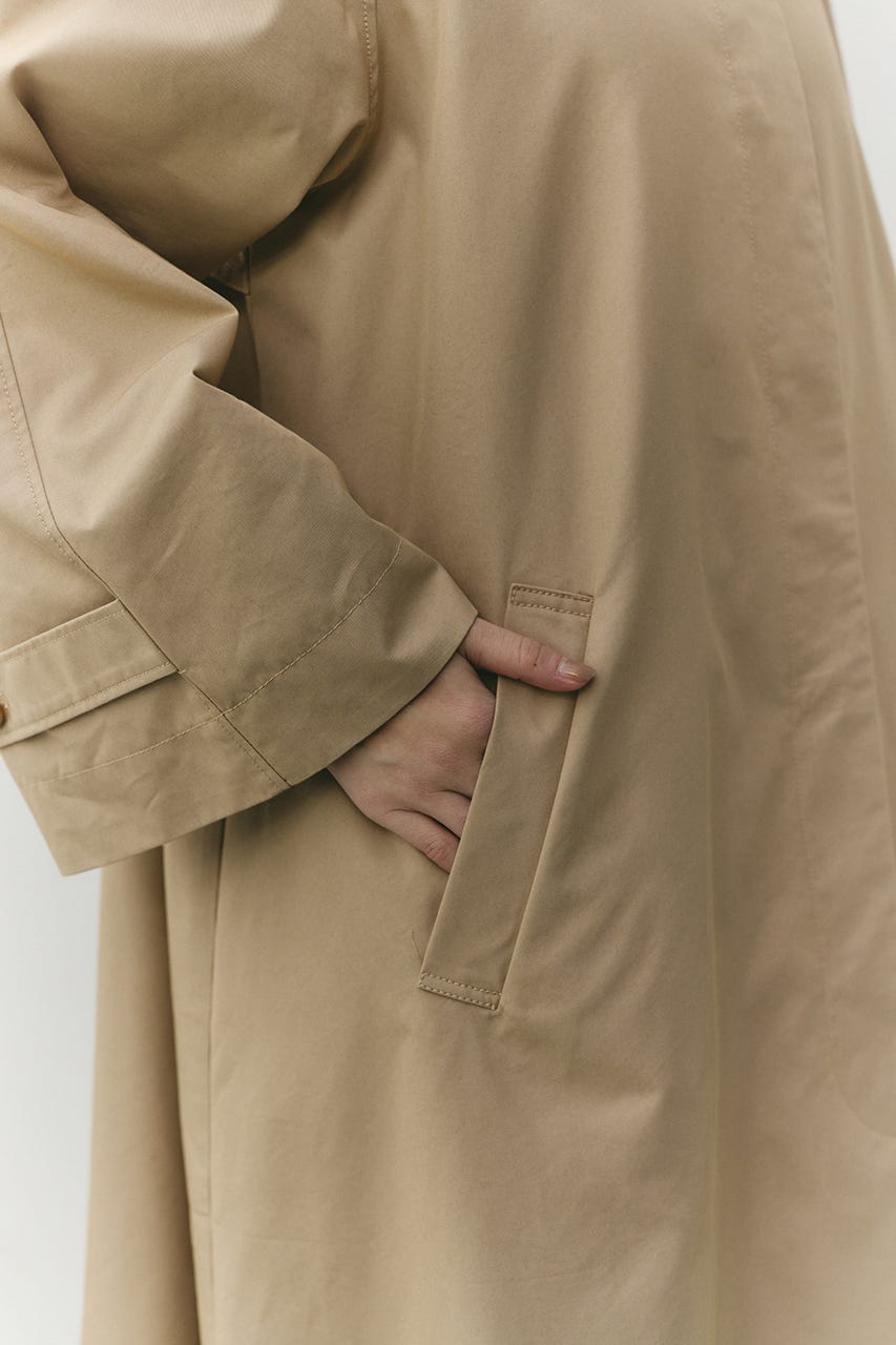 テントライントレンチコート BEG FREE