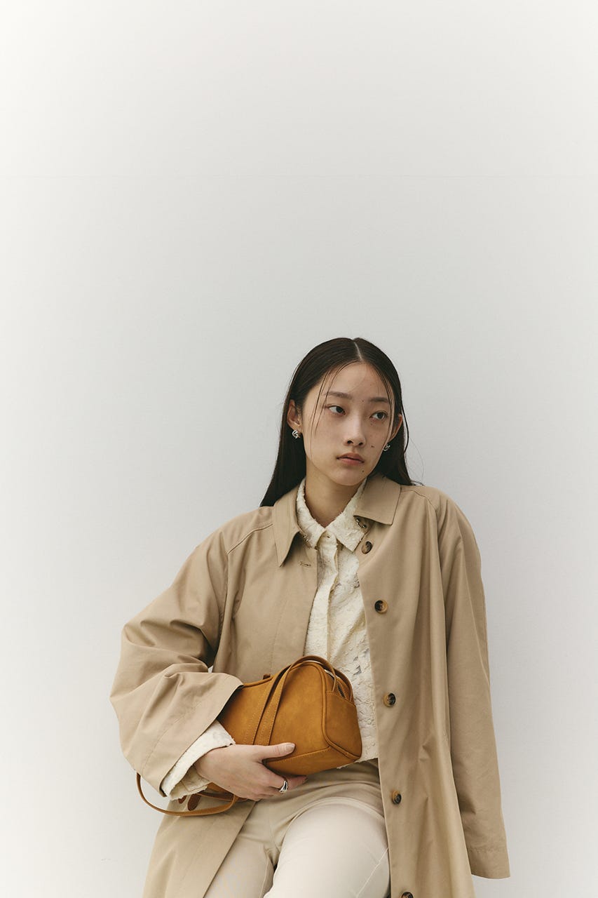 テントライントレンチコート BEG FREE