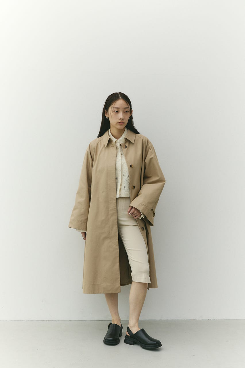 テントライントレンチコート BEG FREE