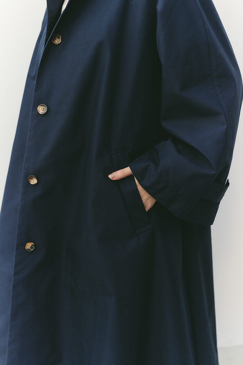 テントライントレンチコート NVY FREE