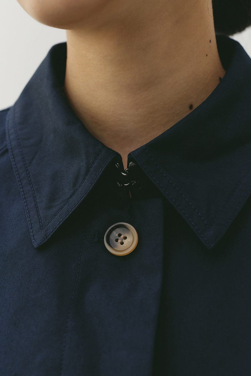 テントライントレンチコート NVY FREE