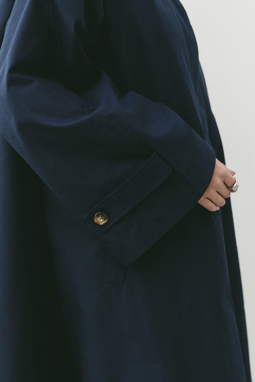 テントライントレンチコート NVY FREE