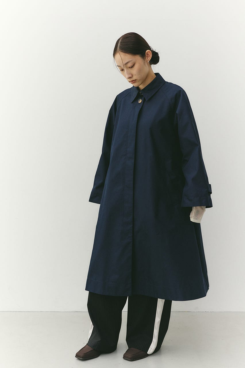 テントライントレンチコート NVY FREE