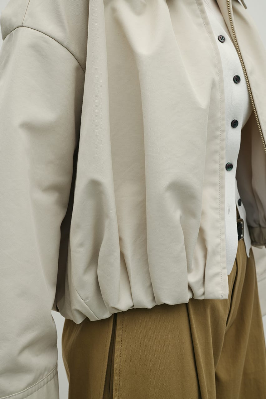 タックバルーンブルゾン BEG FREE