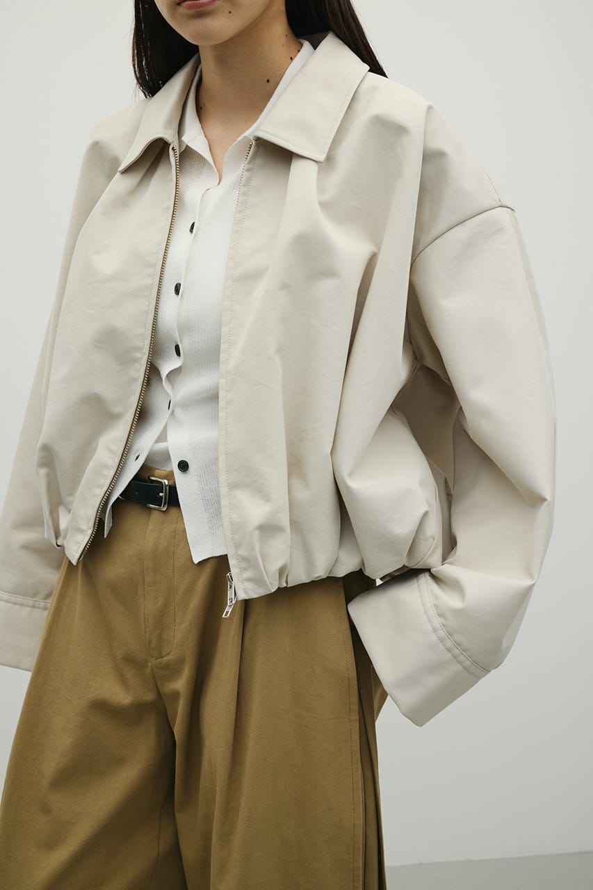 タックバルーンブルゾン BEG FREE