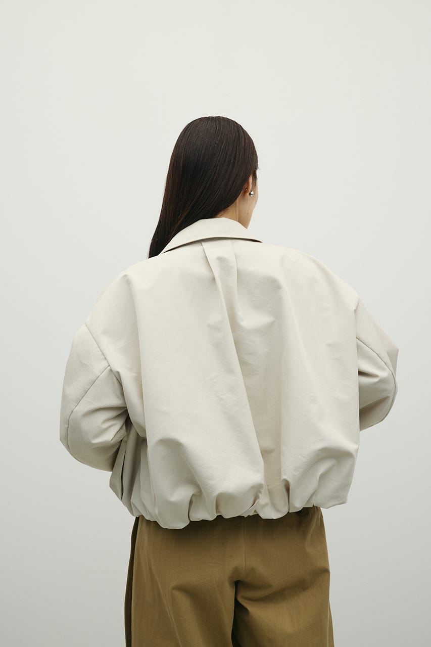 タックバルーンブルゾン BEG FREE