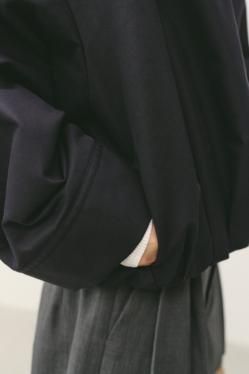 タックバルーンブルゾン BLK FREE