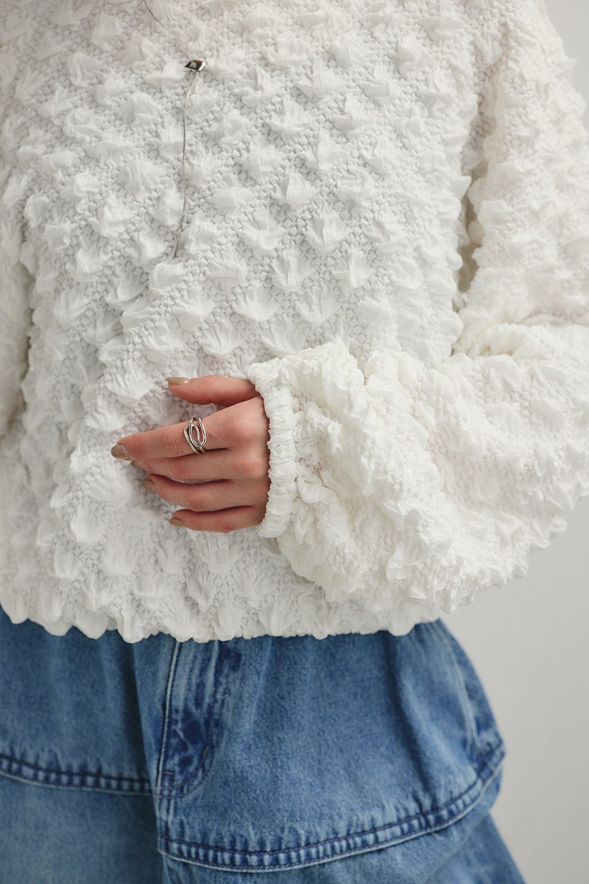 フラッフィーバルーントップ WHT FREE