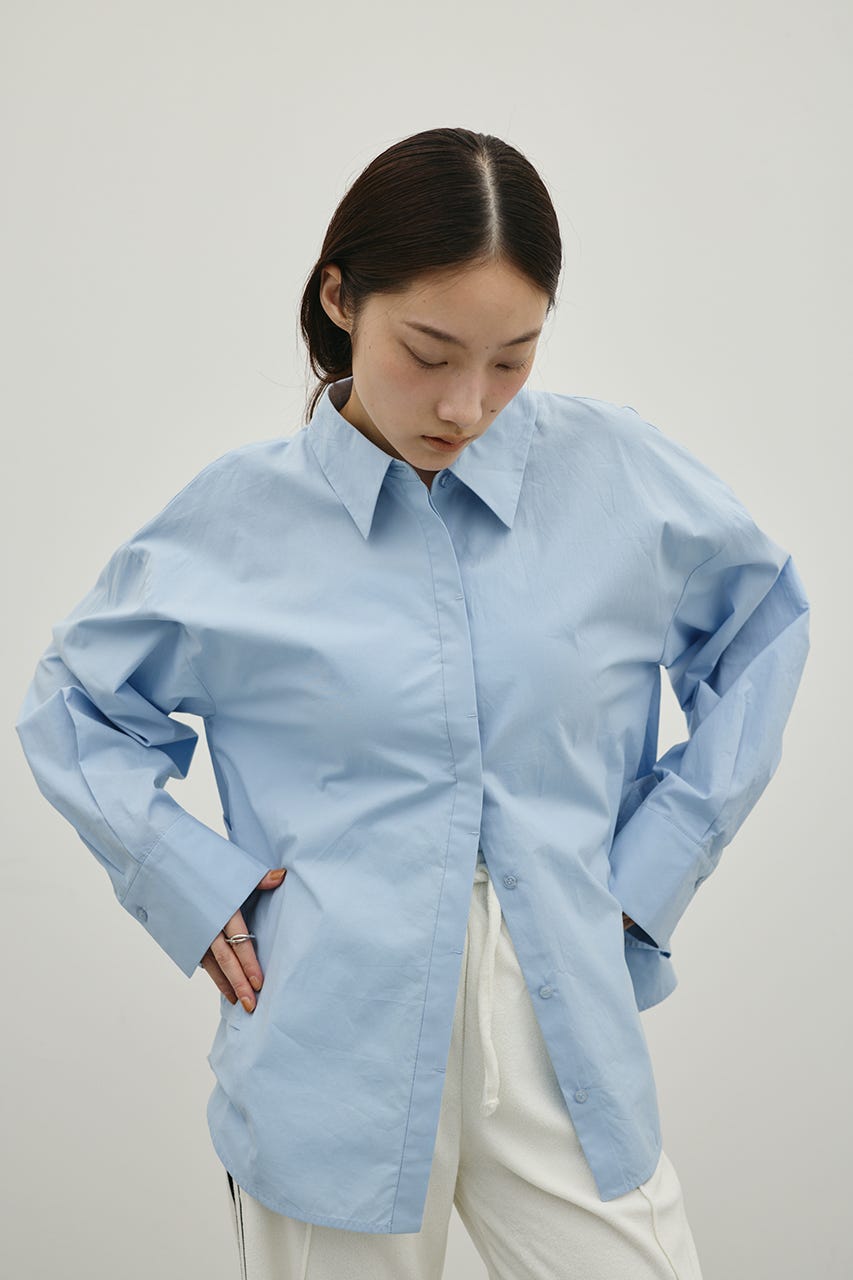 バックオープンデザインシャツ SAX FREE