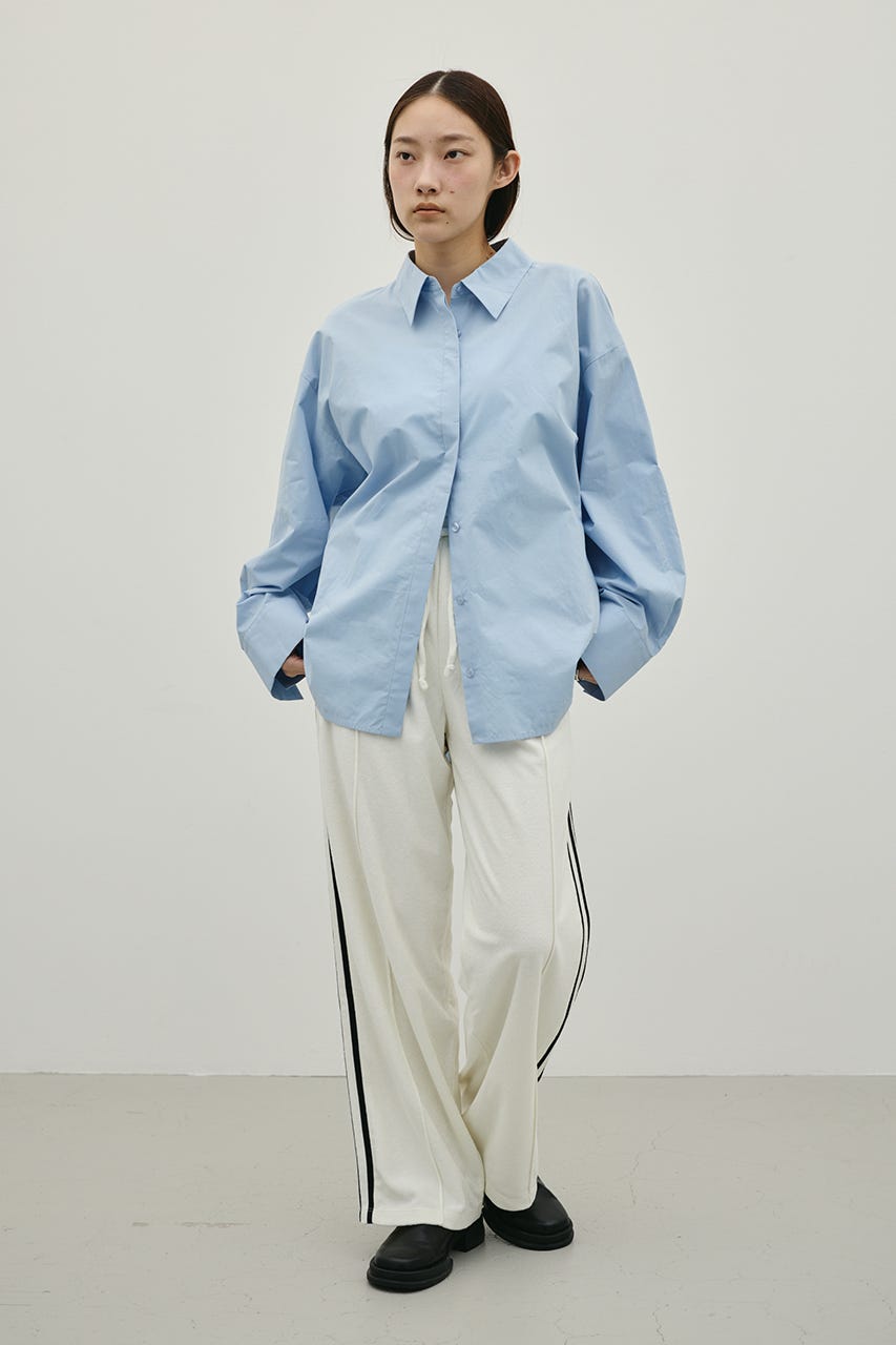 バックオープンデザインシャツ SAX FREE