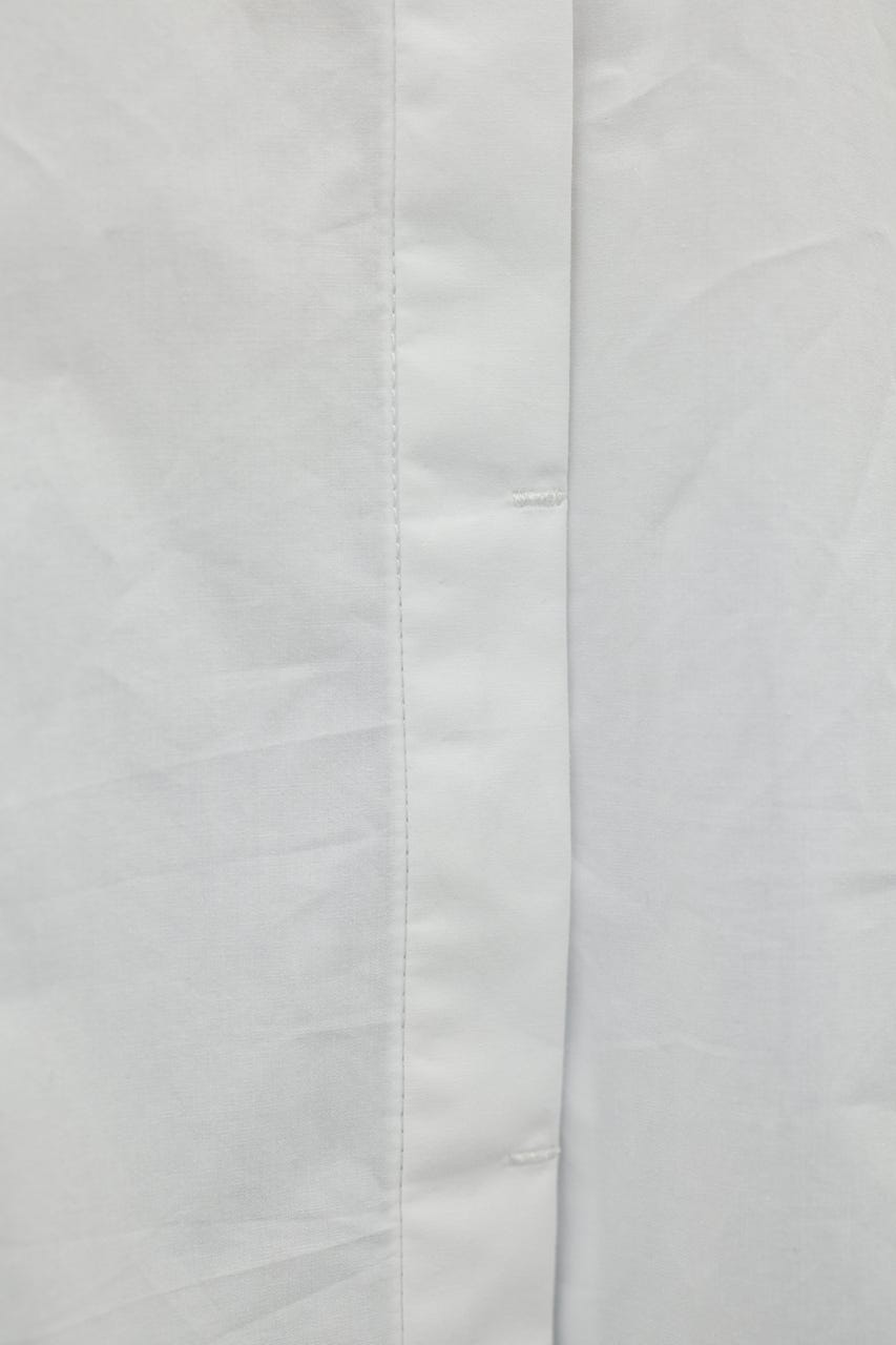 バックオープンデザインシャツ WHT FREE