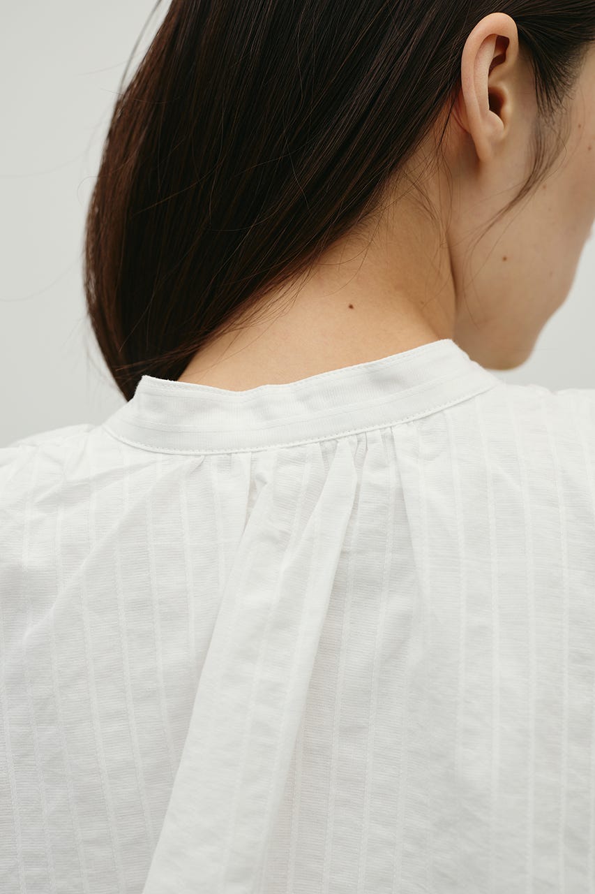 ティアードフリルシャツ WHT FREE